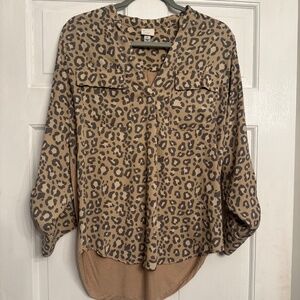 Leopard print women’s top